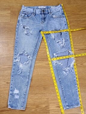 Bullhead Light Blue Skinny Boyfriend 23x25 Vitage Denim Girls Jeans